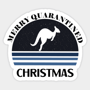 Australian Christmas Quarantine Kangaroo Sticker